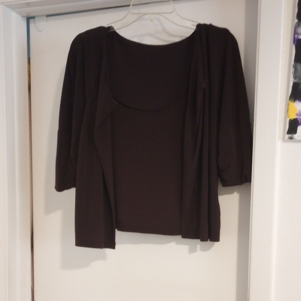 Women's Brown Knit Sweater